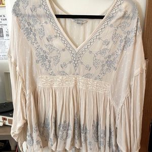 American Eagle Baby Doll Blouse